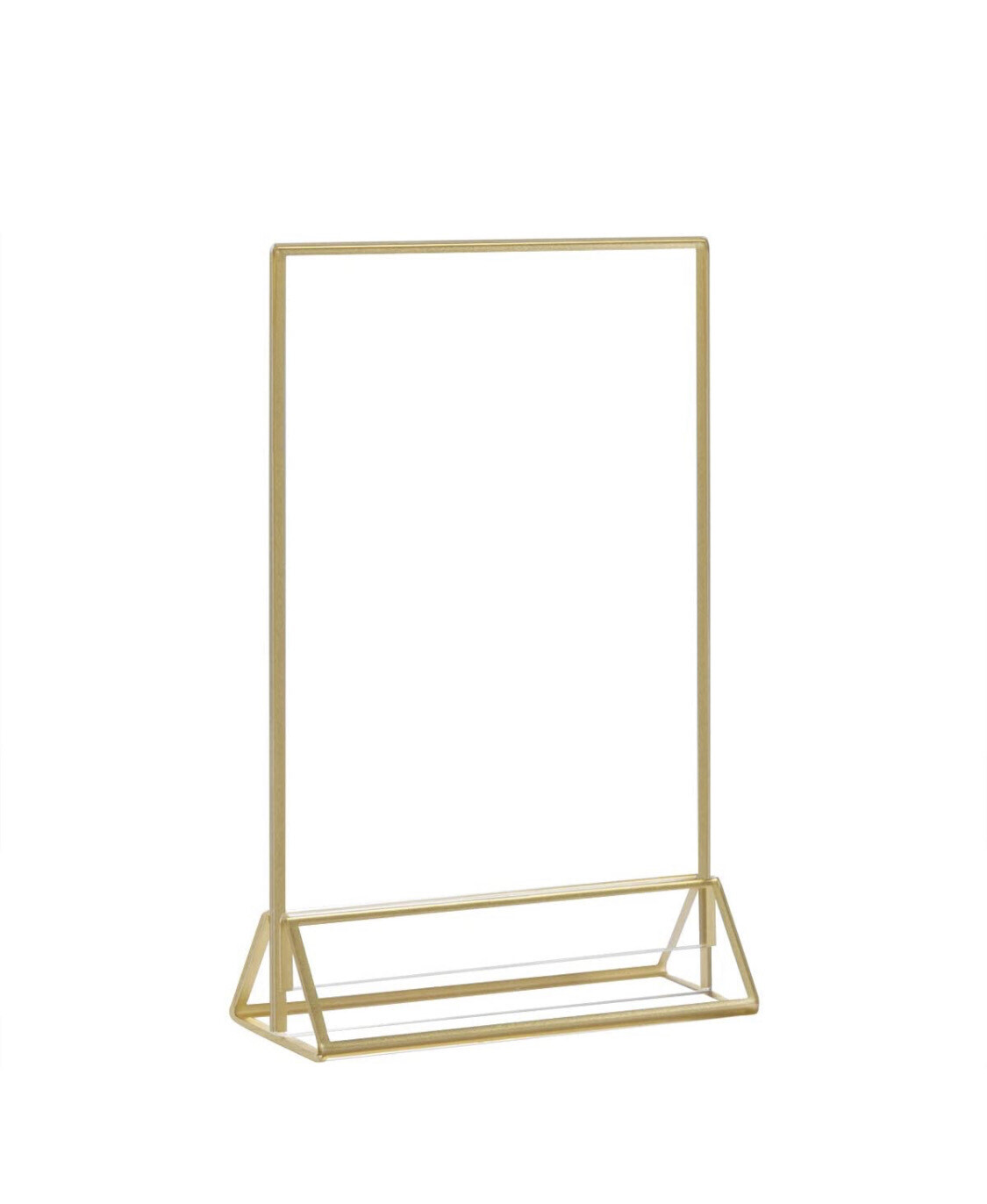Acrylic Gold Sign Holder, 5x7 Gold Acrylic Picture Frame...