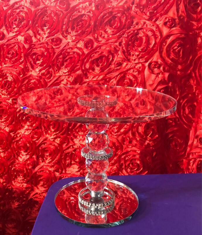 Crystal Cake/cupcake Stand