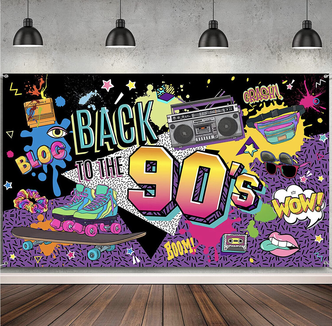 Back To The 90s Banner