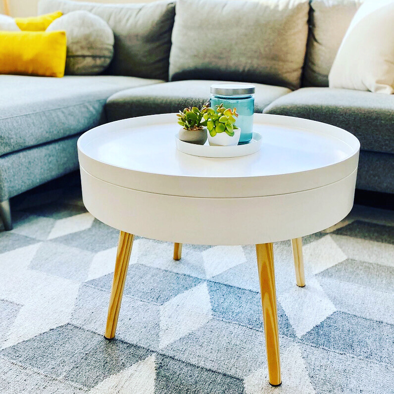 White Modern  Coffee Table