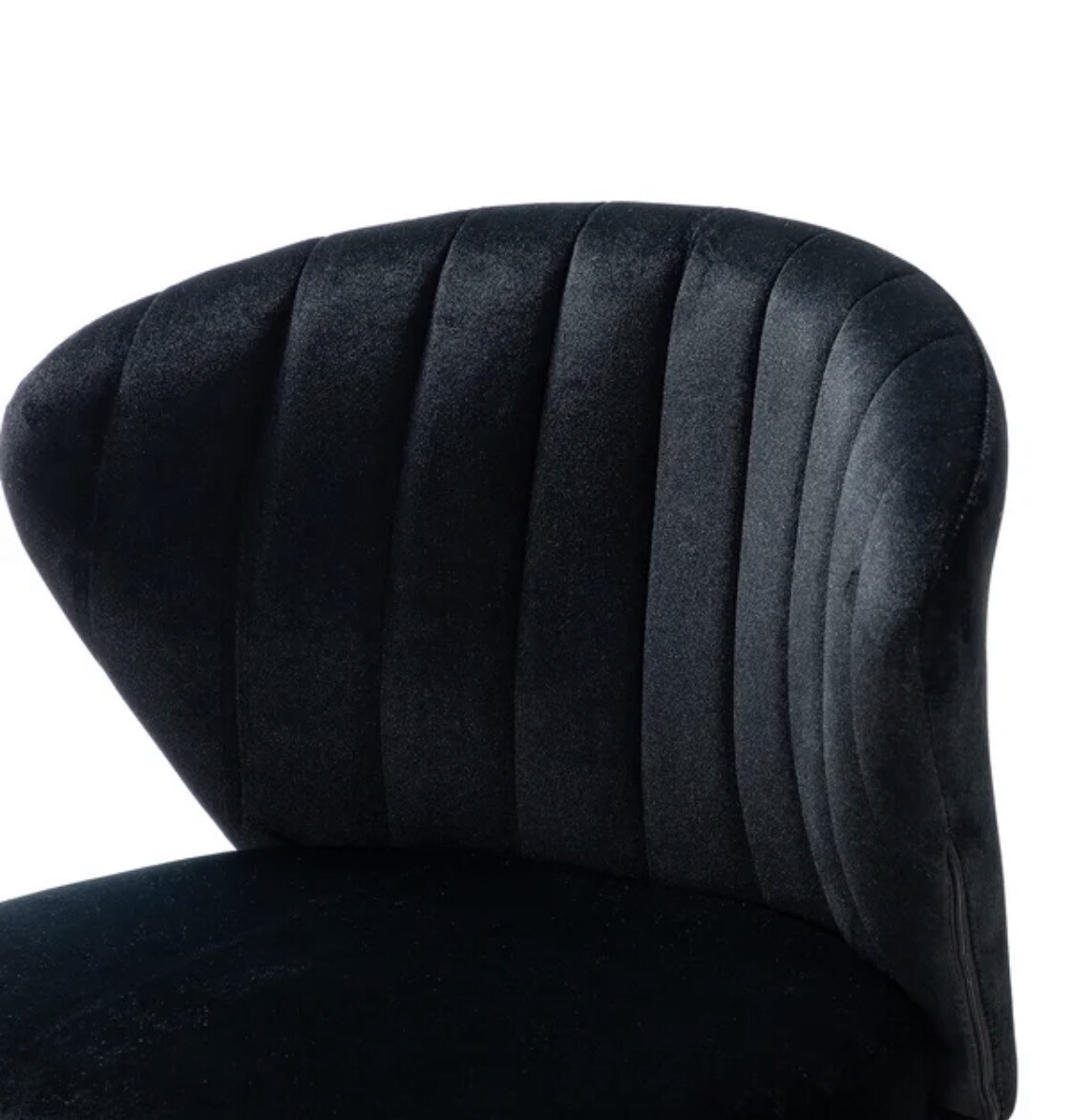 Black Tufted Accent Chair