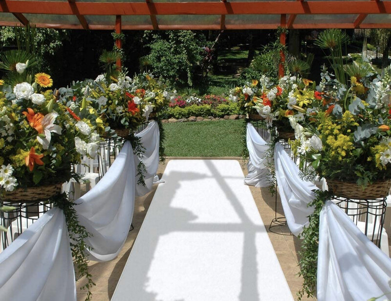 White Carpet Aisle Runner