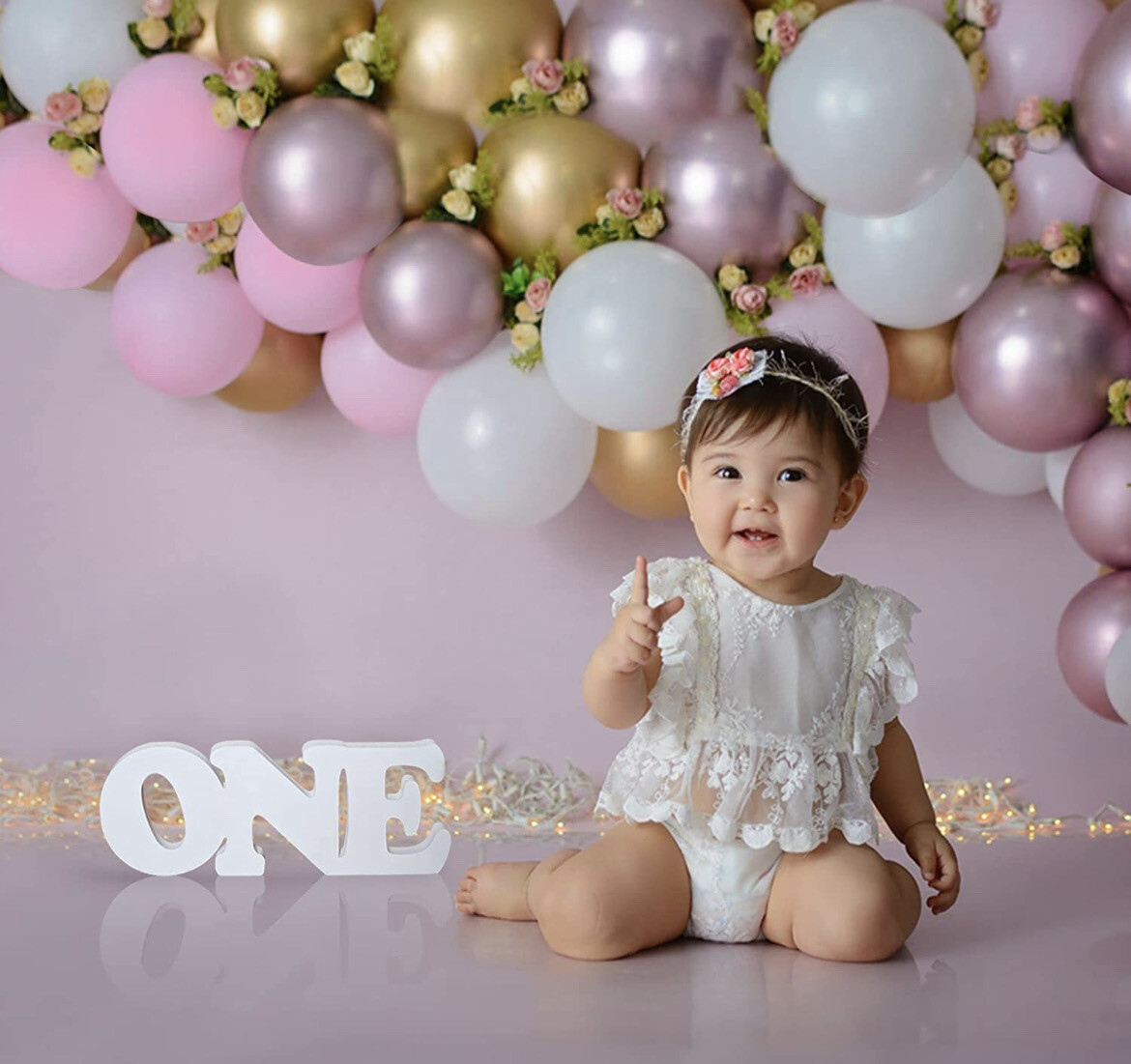 One Letter Sign Table for First Birthday