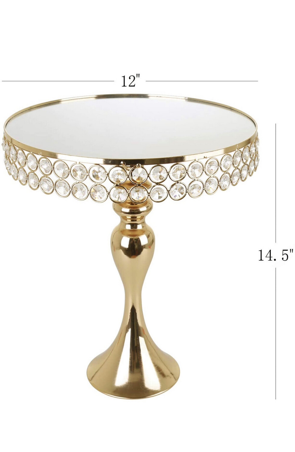 Gold Mom Crystal Cake Stand
