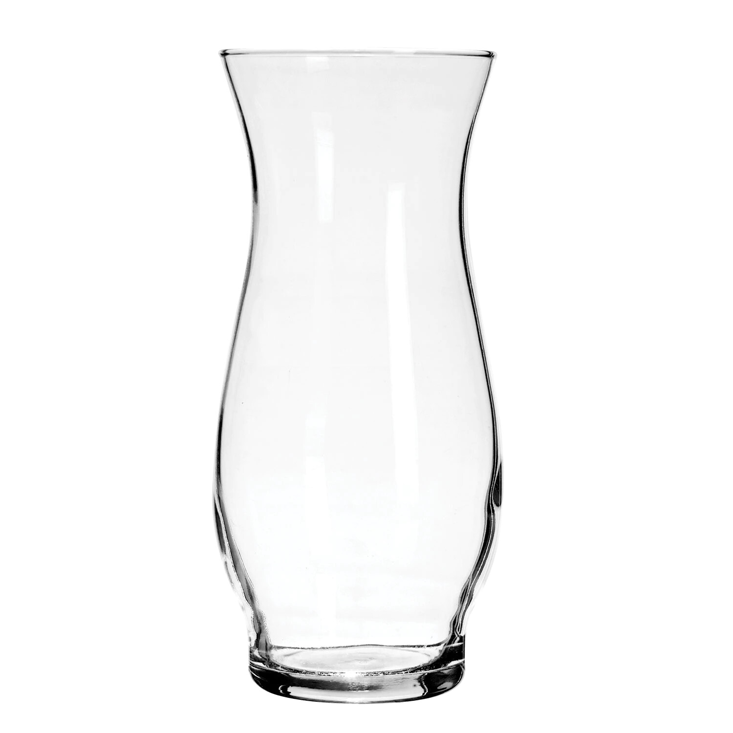 Clear Glass Hurricane Stem Vase