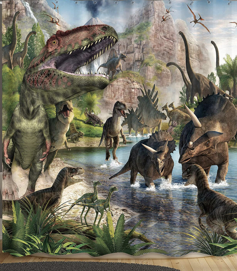 Dinosaur Curtain