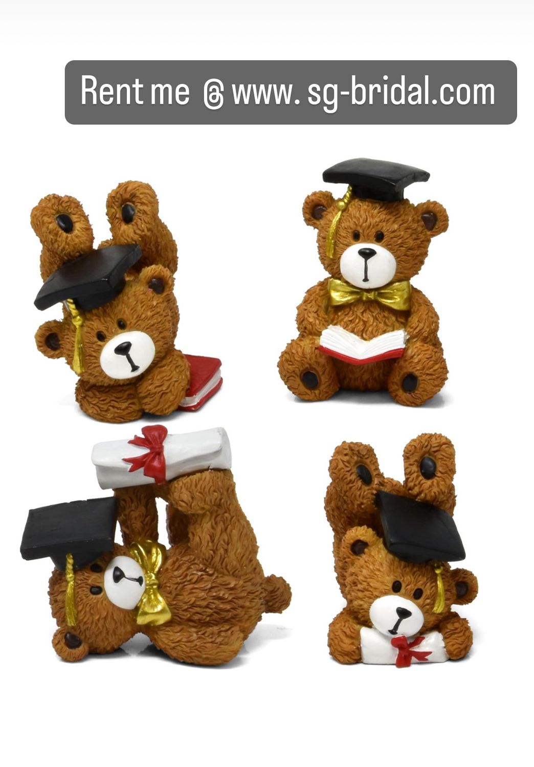 Graduate Bears Set Of 4