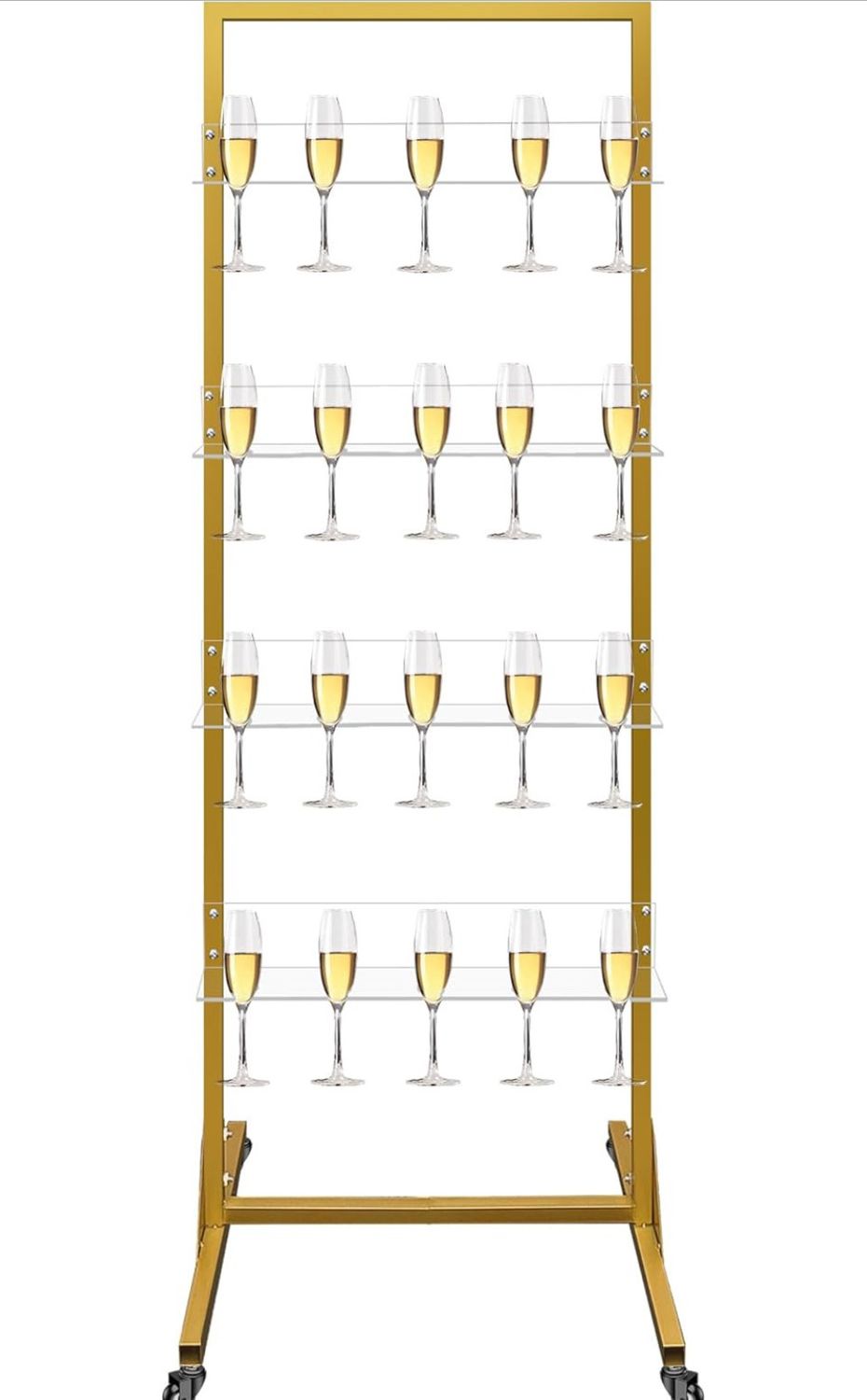 Champagne Wall 4 Tier