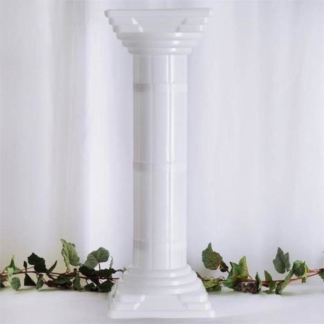 White adjustable columns x 4  Rental