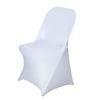 White Spandex Folding Chair Covers