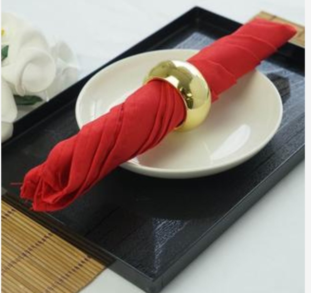 Red Polyester Napkin 17X17