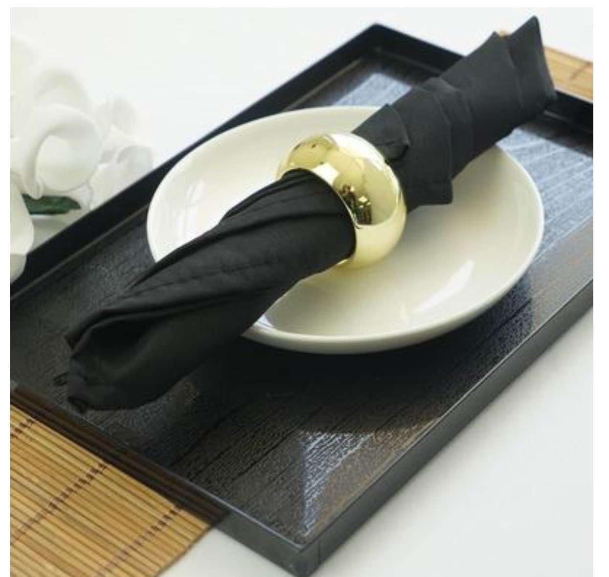 Black Napkin