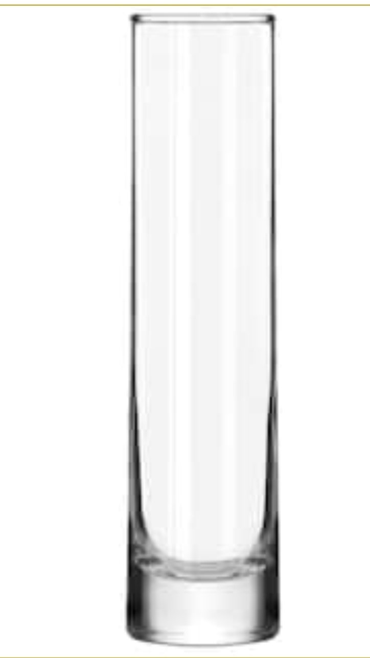 Cylinder Vase 7.5 X 1.5 inches