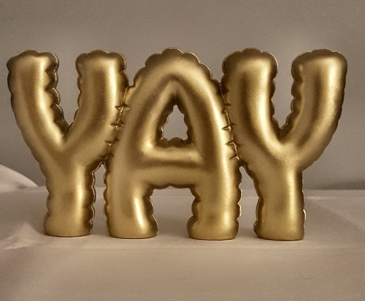 Gold Yay Centerpiece