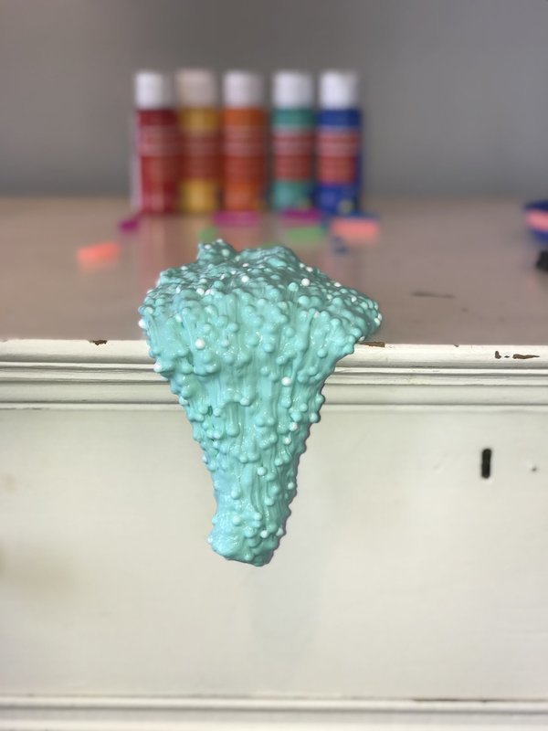 Turquoise Drippin&#39; Dots