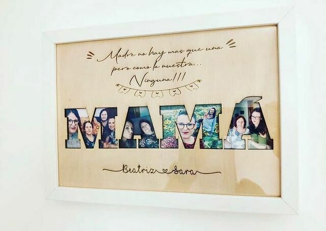 CUADRO MADERA MAMÁ