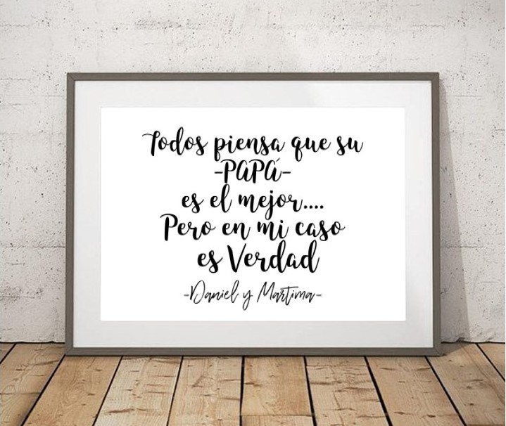 Lámina Mejor Papá
