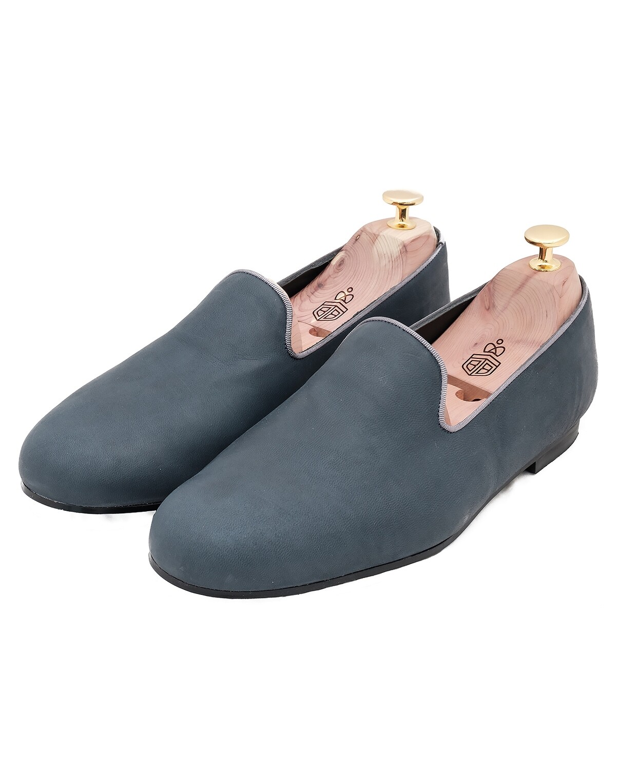 Leather loafers Indigo