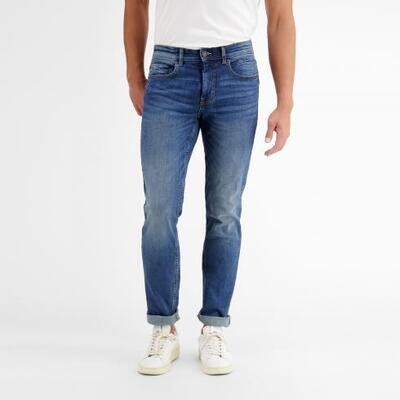 BAXTER 5-pocket denim met used look, RELAXED FIT, lichtblauw