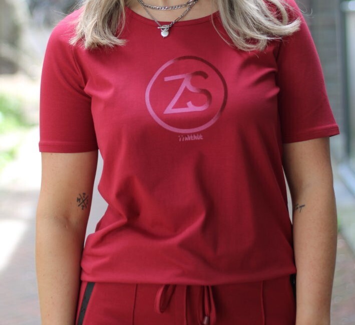 Zoso T-shirt Tineke Ruby red 