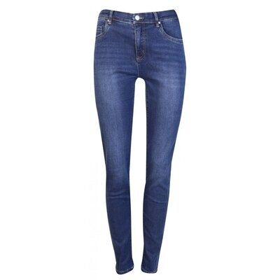 Norfy Jeans donker b;auw