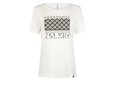 Zoso T-shirt haily off white taupe 234