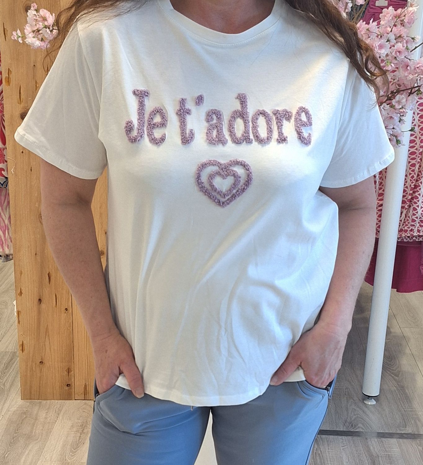 Tshirt J`a dore lila