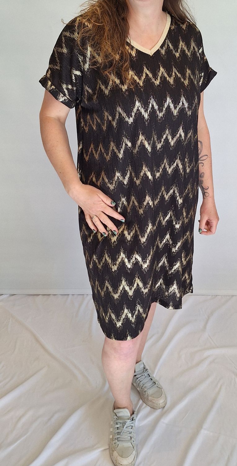 Jurk Sparkle zwart