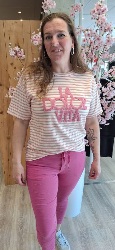La Dolce Vita shirt roze