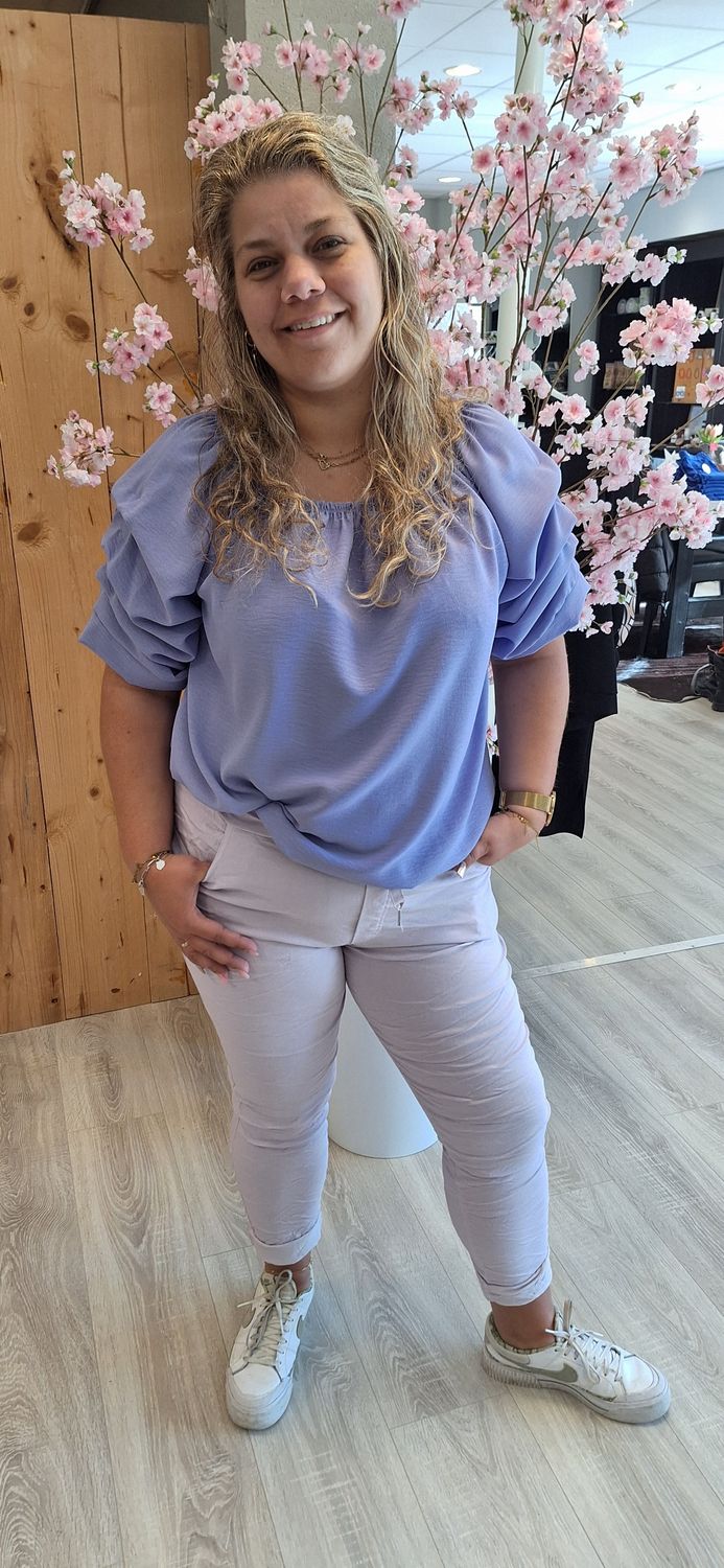 Jog jeans lila