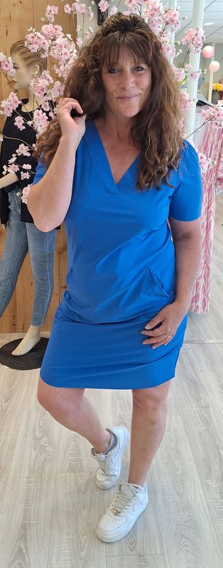 Travel Jurk Judith Cobalt 253