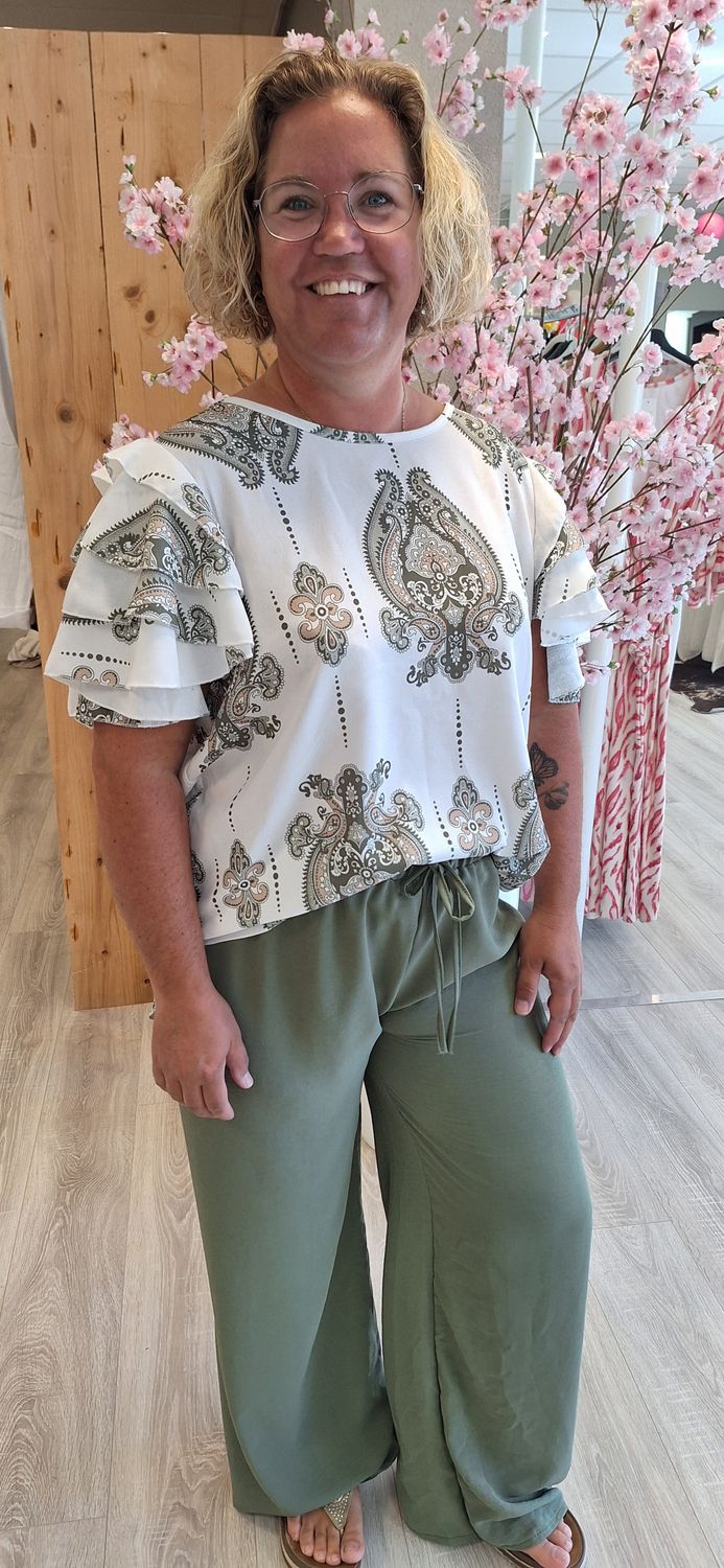 Blouse Franca groen