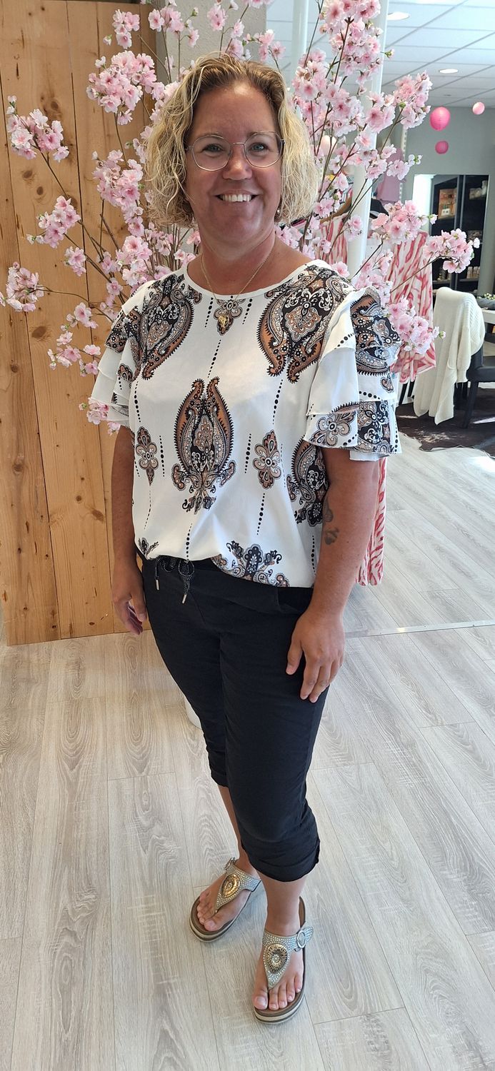 Blouse Franca zwart