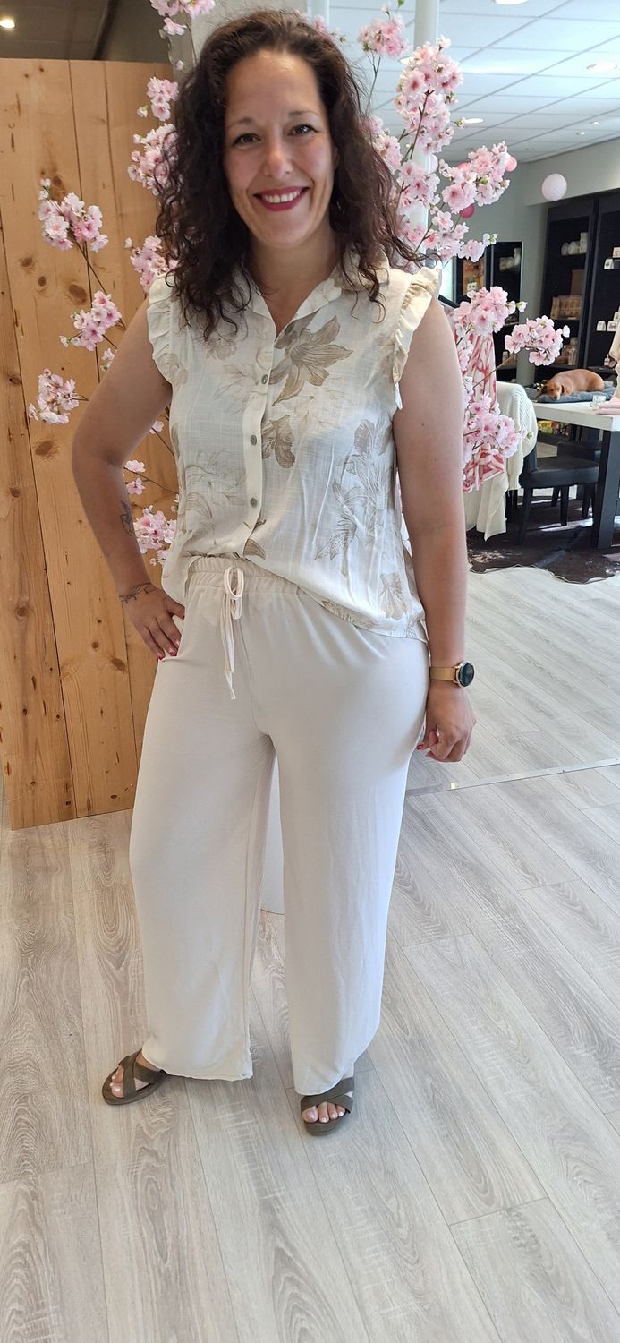 Broek Inge crème
