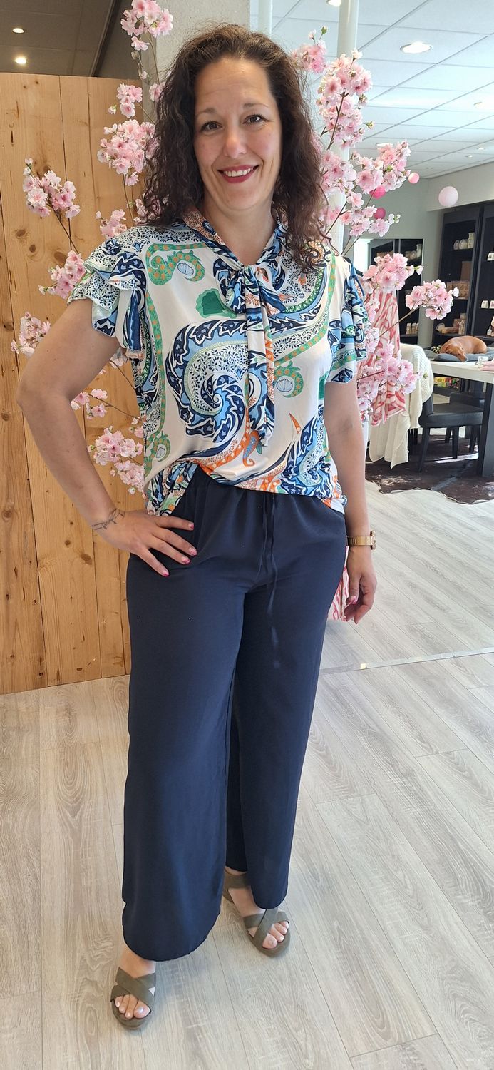 Broek Inge donker blauw