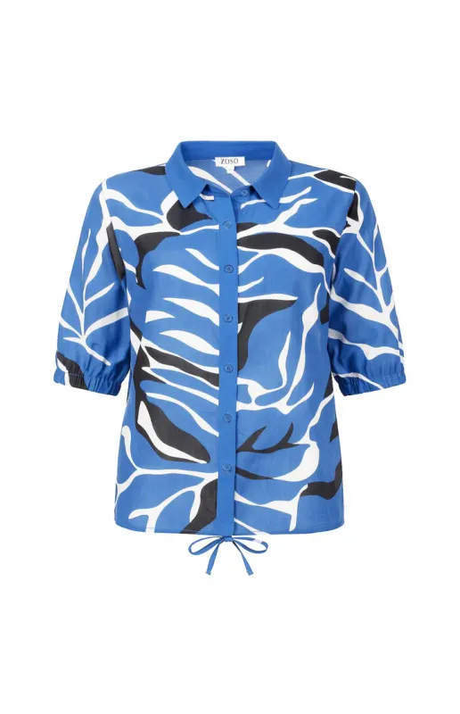 Blouse Isabel Cobalt Black 253