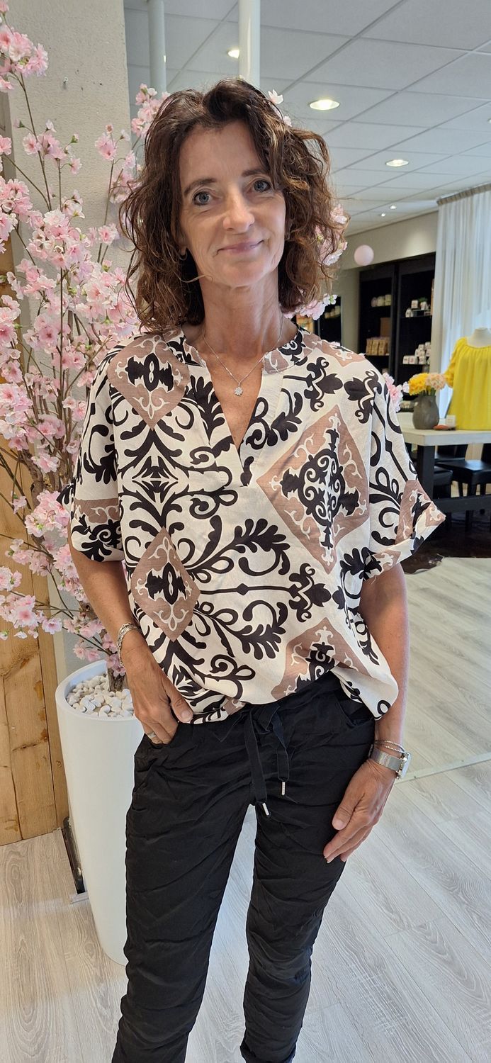 Blouse Mirthe zwart