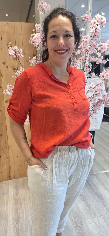Blouse Puk rood