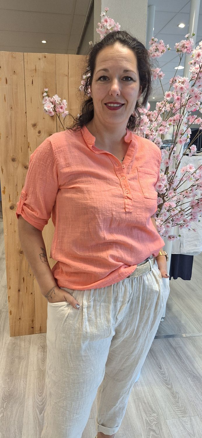 Blouse Puk koraal