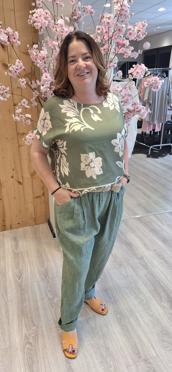 Blouse Pip groen