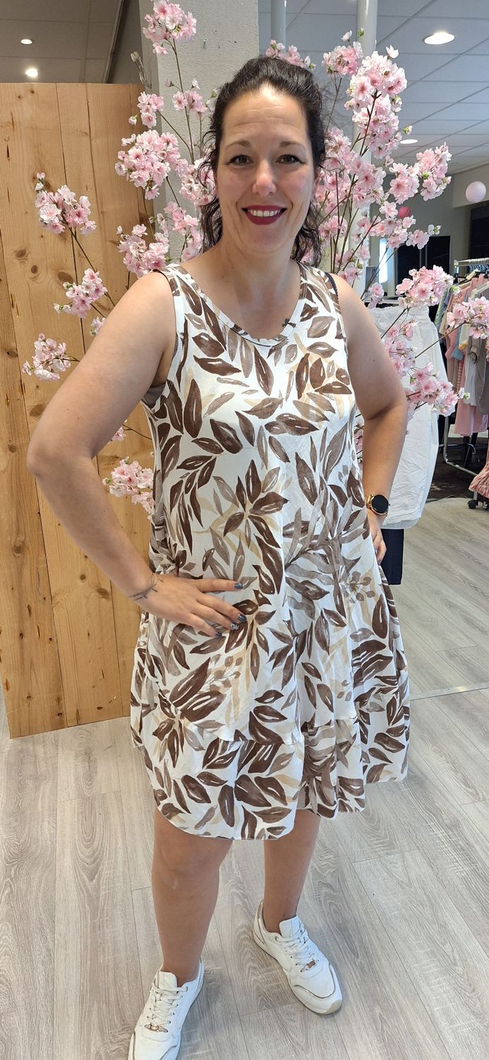 Jurk Anne bruin