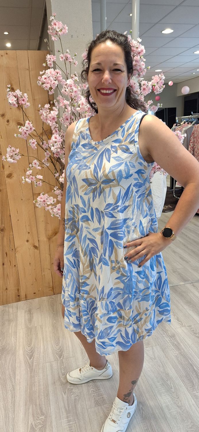 Jurk Anne licht blauw