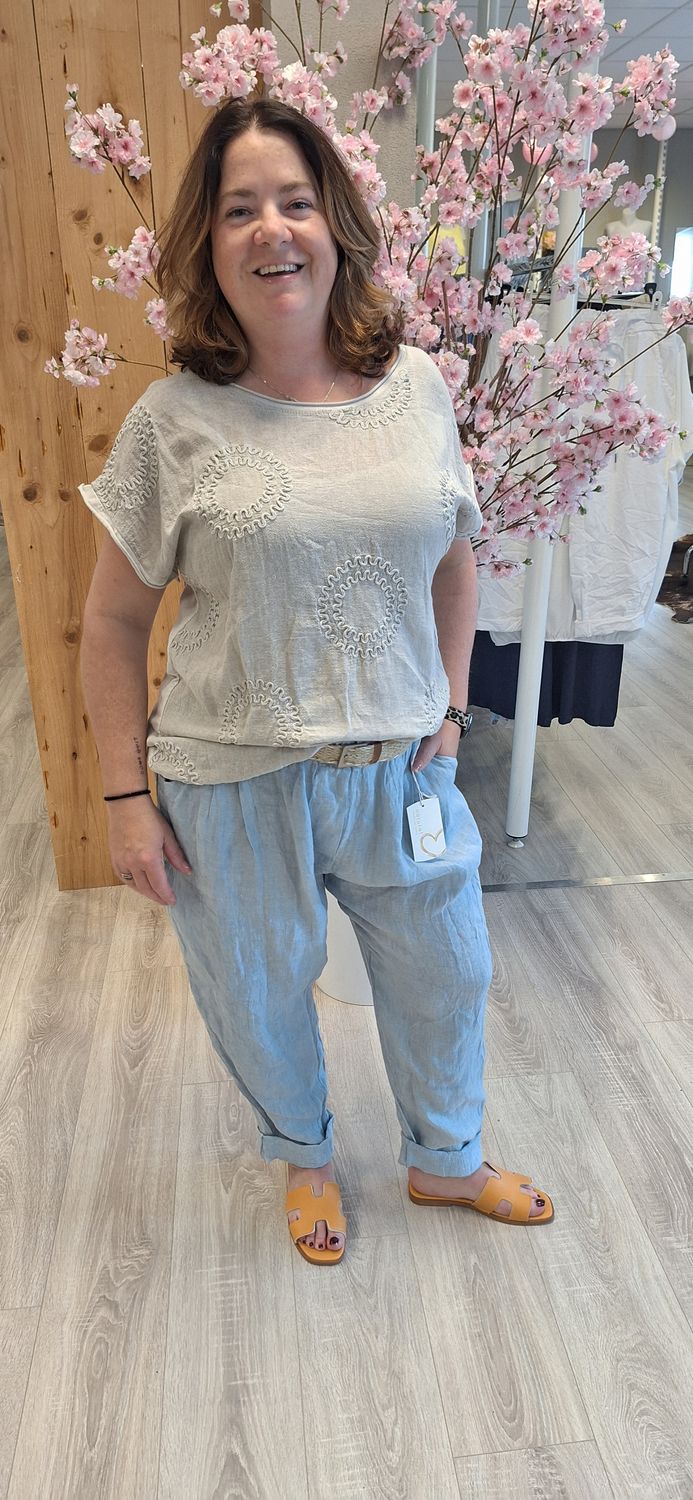 Top Els beige