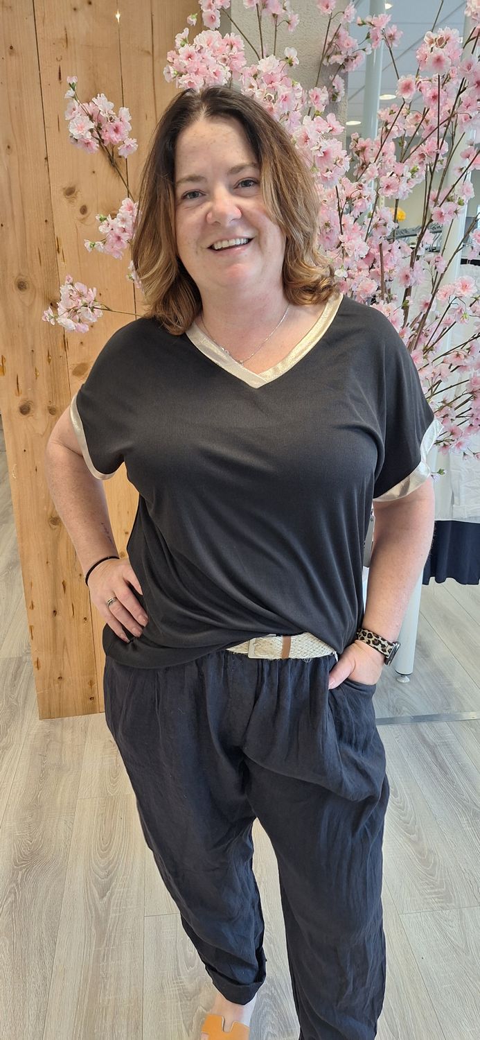Top Zoe zwart