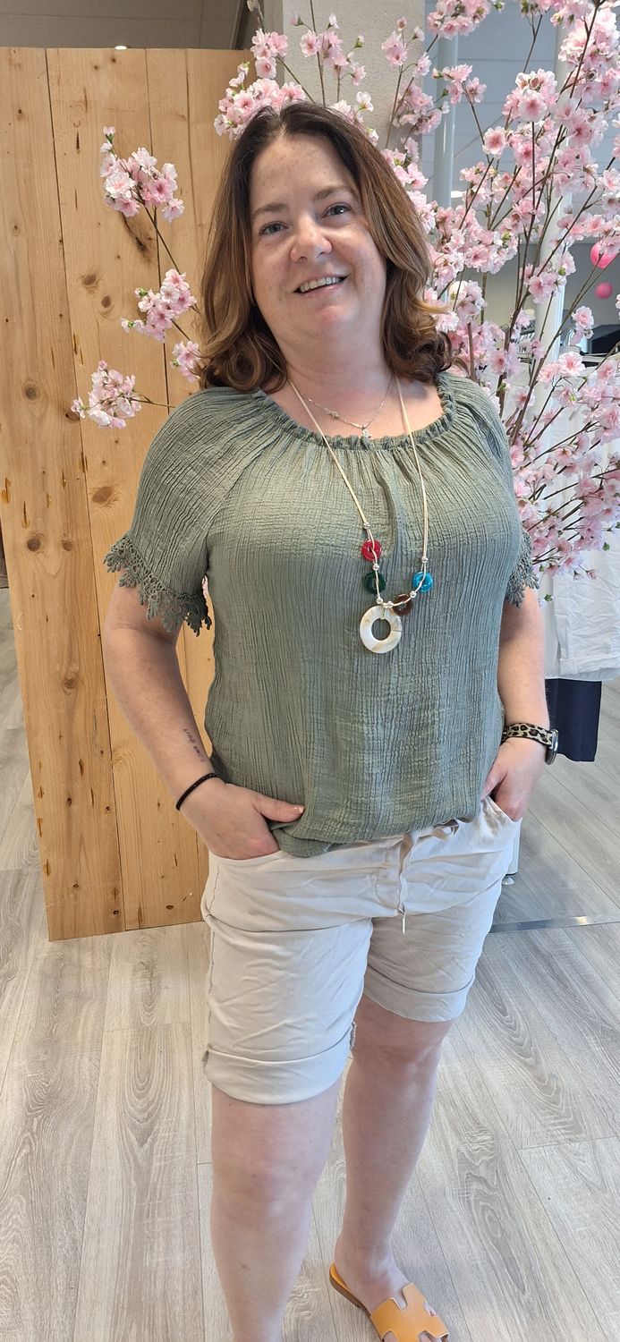 Blouse Katy groen