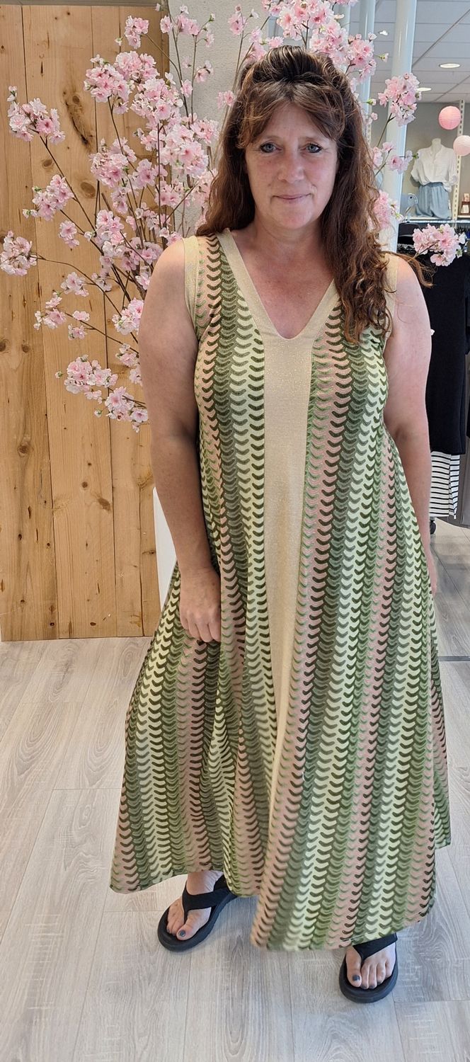 Jurk Elsa groen