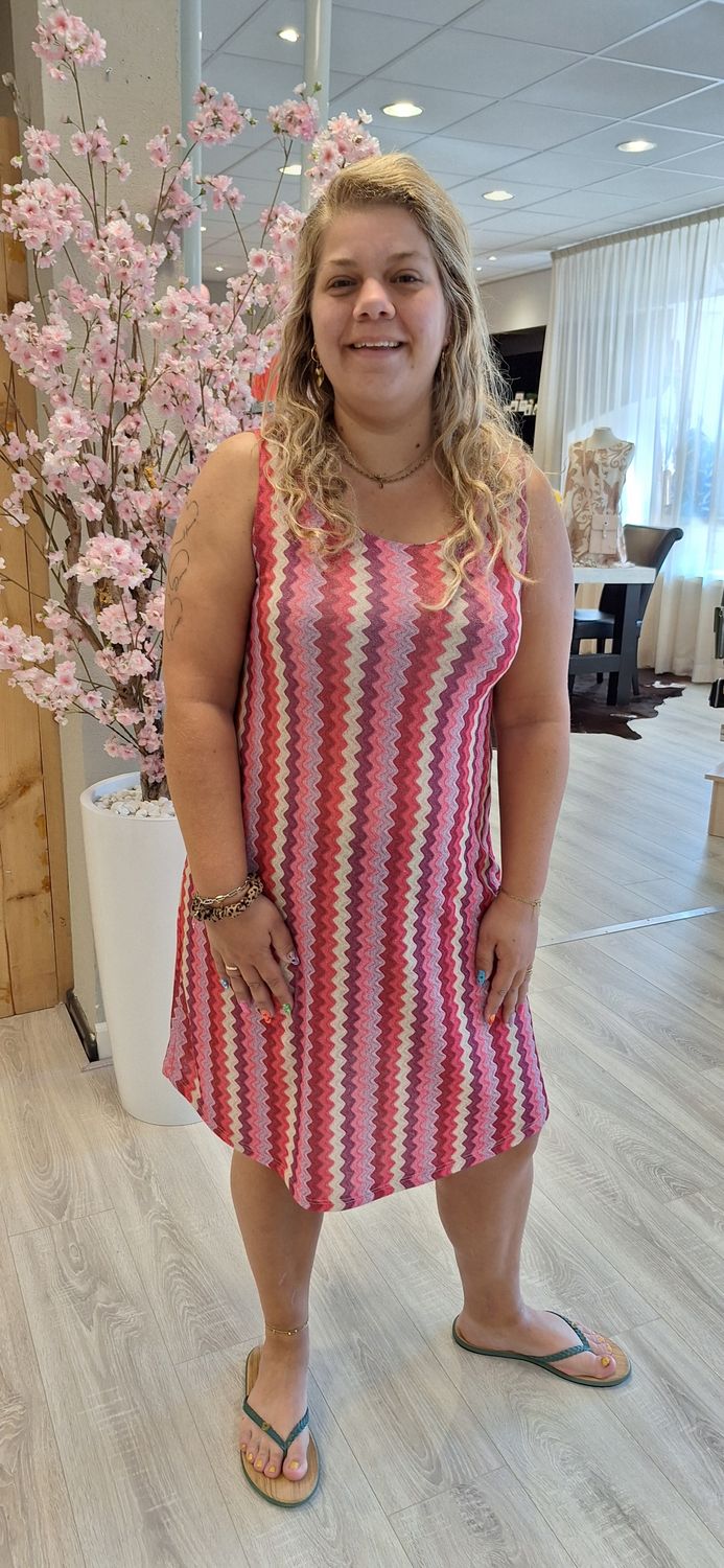 Jurk Anna roze