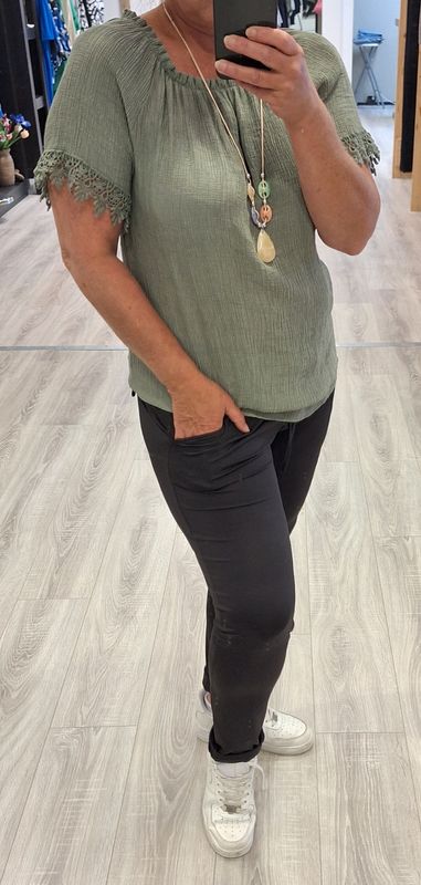 Blouse Katy groen