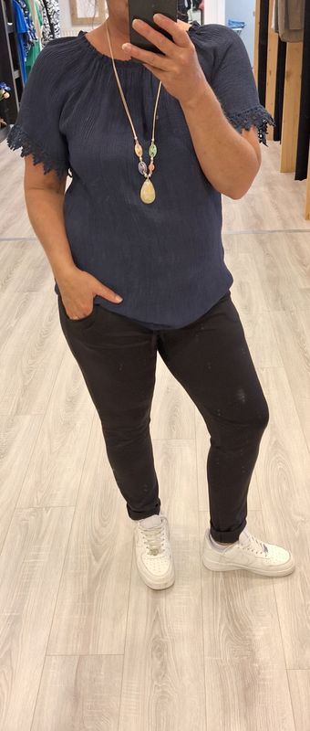 Blouse Katy blauw