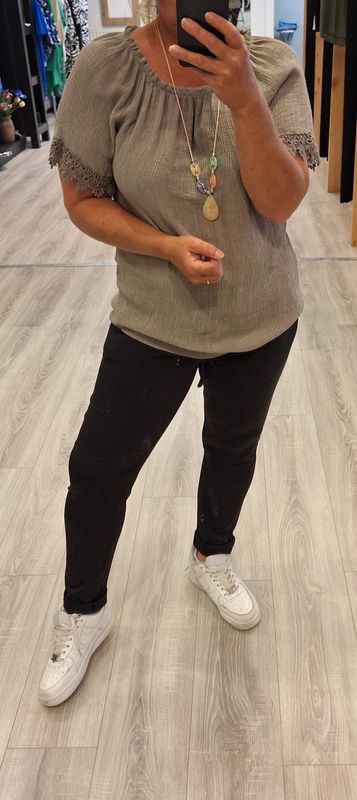 Blouse Katy taupe
